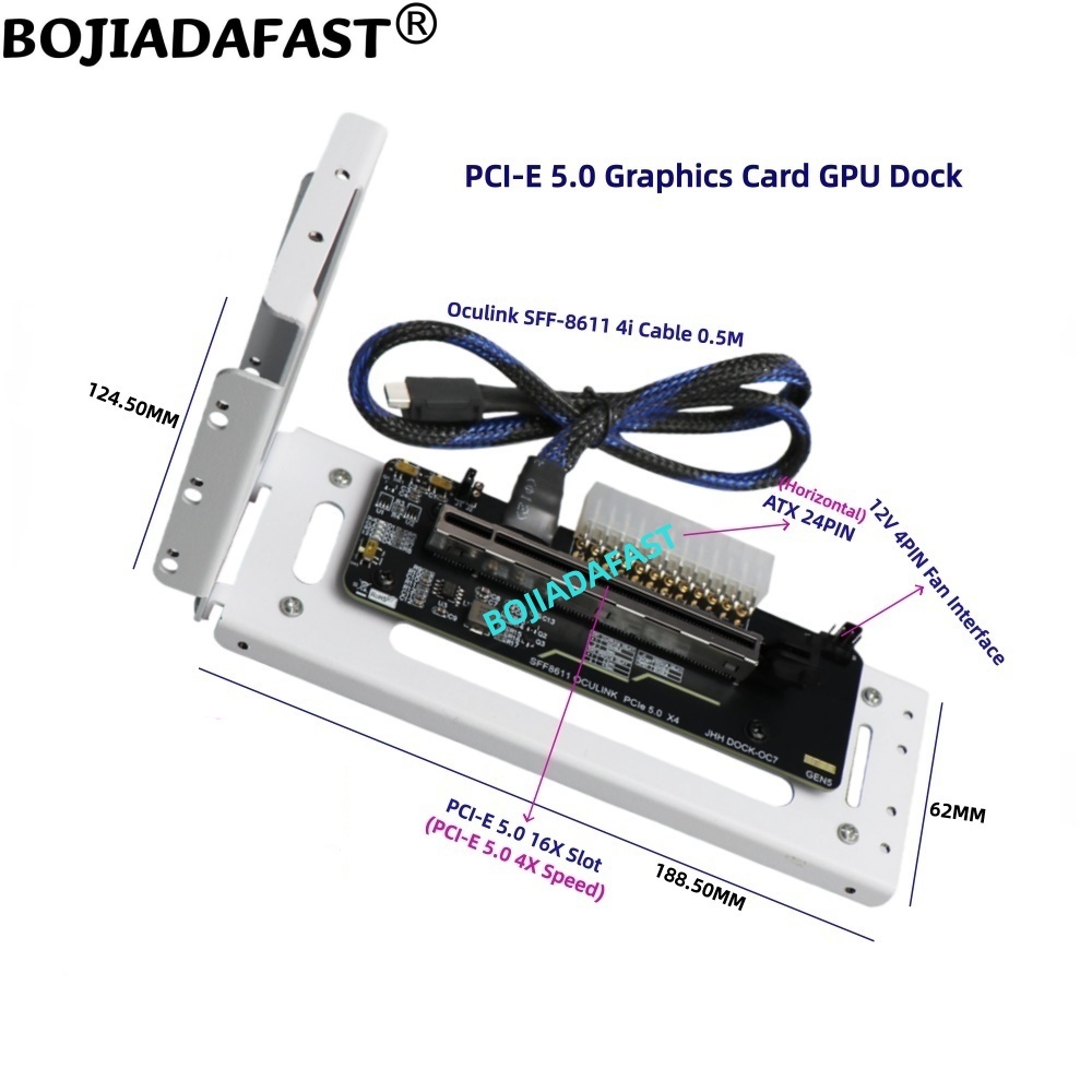 PCI-E 5.0 X4 OCuLink 외장 그래픽 카드 - Oculink Egpu Dock Graphics Card 리뷰 및 가격