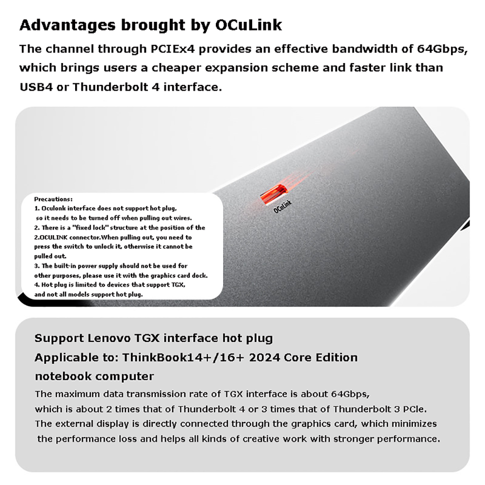 AG02/AG01 EGPU 도크 (OCuLink 및 U - Oculink Egpu Dock Graphics Card 리뷰 및 가격
