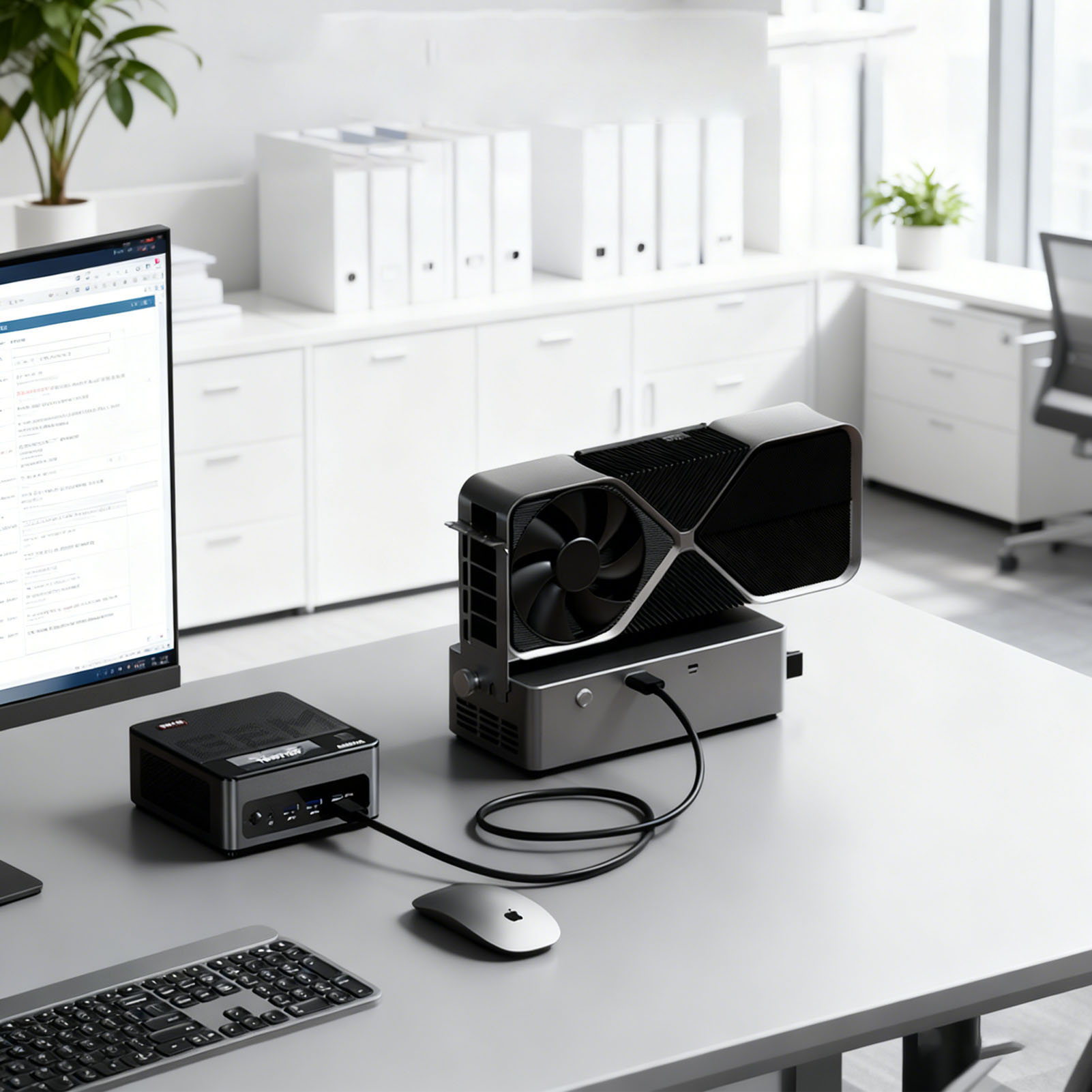 800W PSU PCIe 4.0 X4 외장 GPU 도크 - Oculink Egpu Dock Graphics Card 리뷰 및 가격