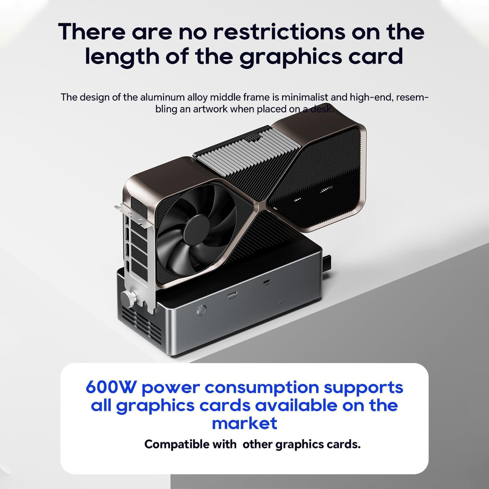 800W PSU PCIe 4.0 X4 외장 GPU 도크 - Oculink Egpu Dock Graphics Card 리뷰 및 가격